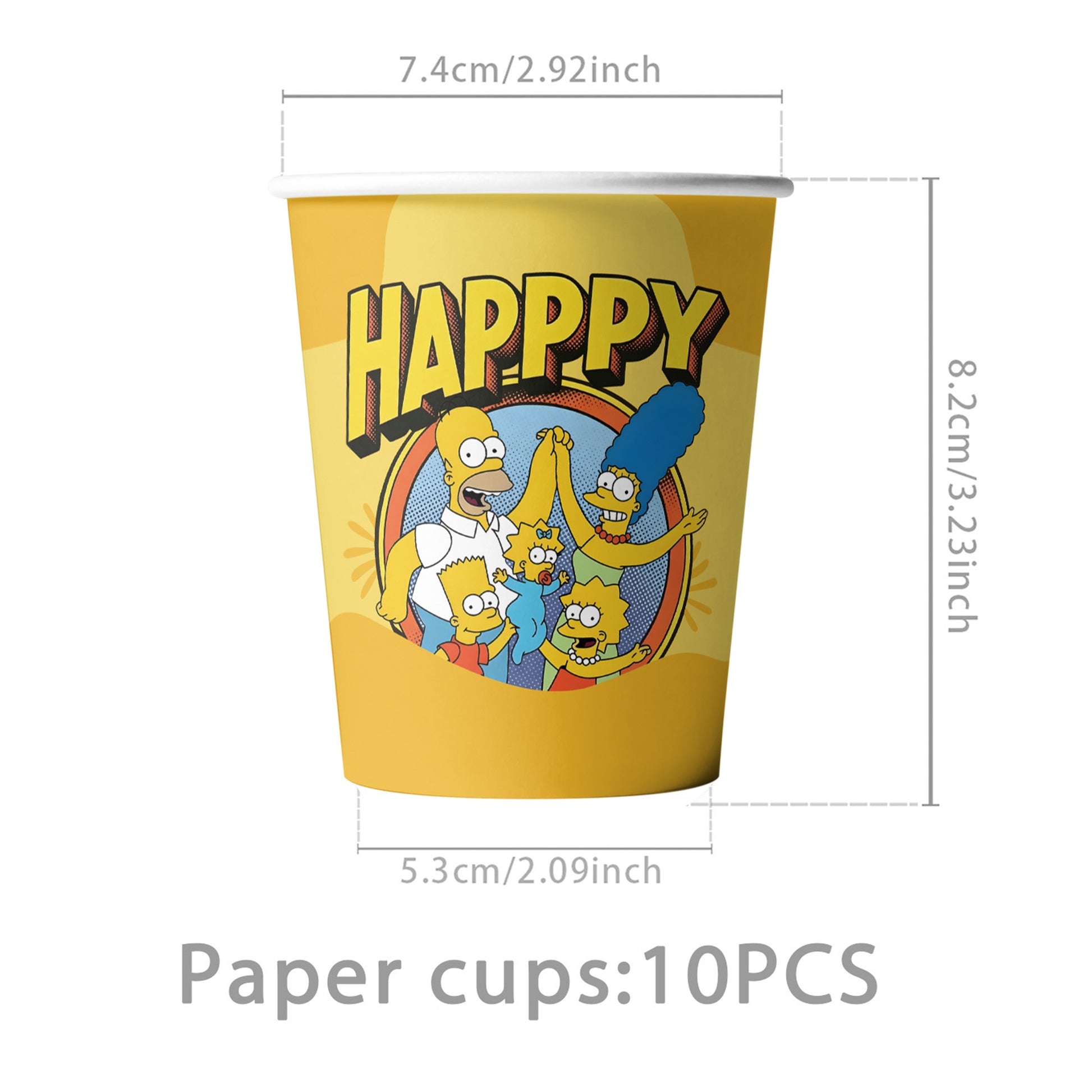 Gobelets en Carton Simpsons
