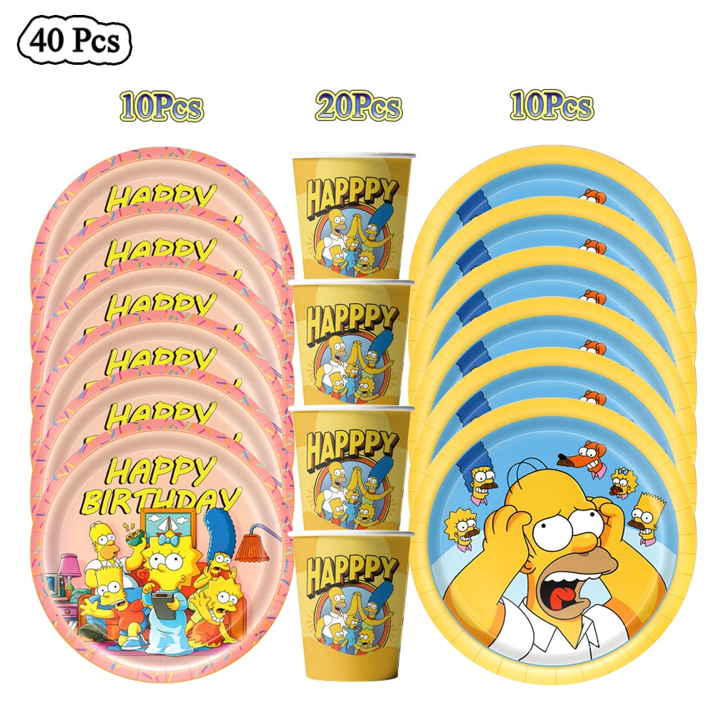 Kit Anniversaire Simpsons