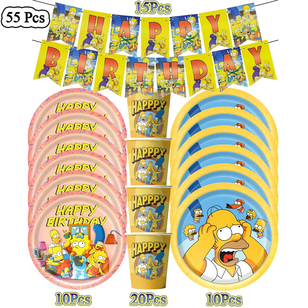 Kit Anniversaire Simpsons