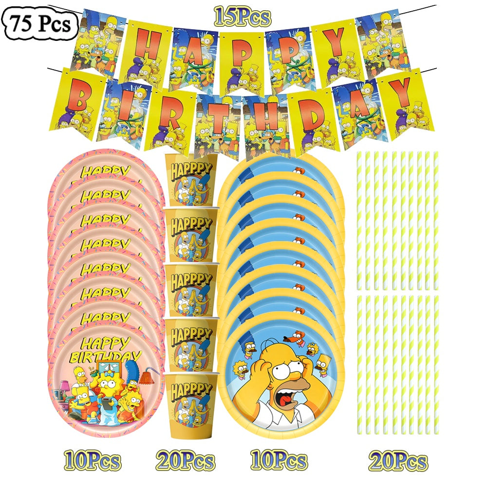 Kit Anniversaire Simpsons