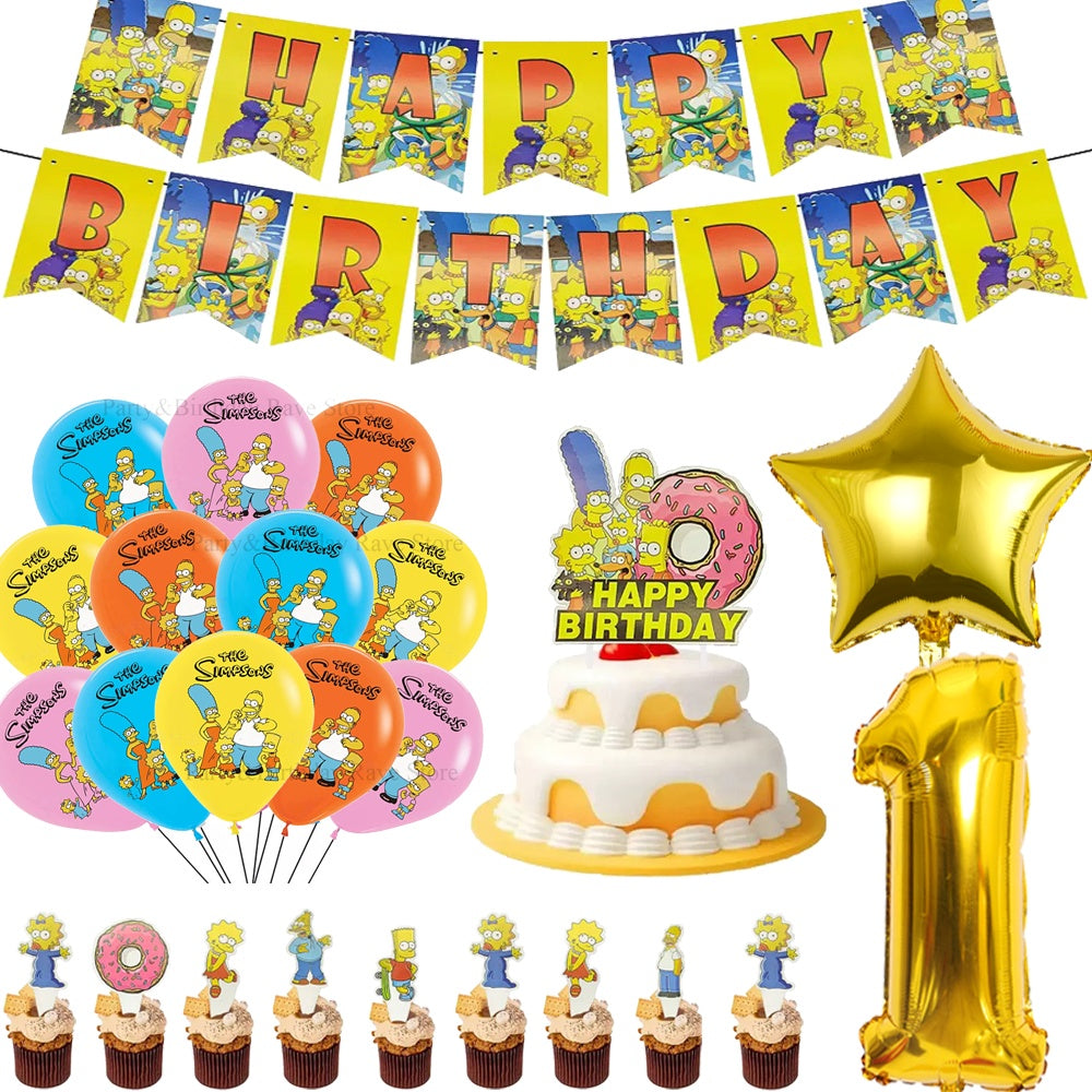 Kit Anniversaire Simpsons par Âge