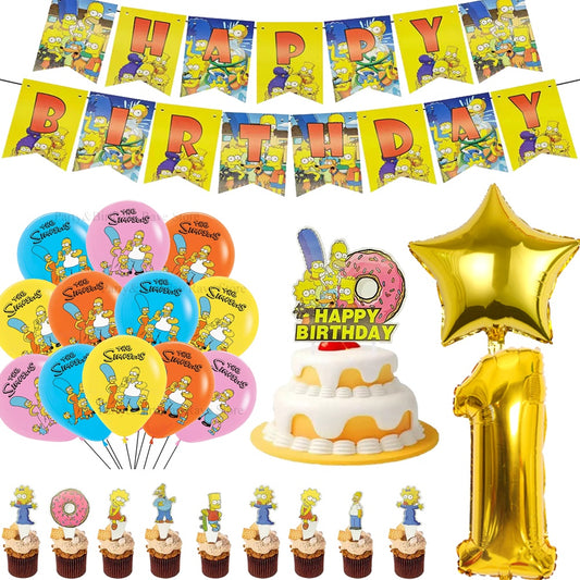 Kit Anniversaire Simpsons par Âge