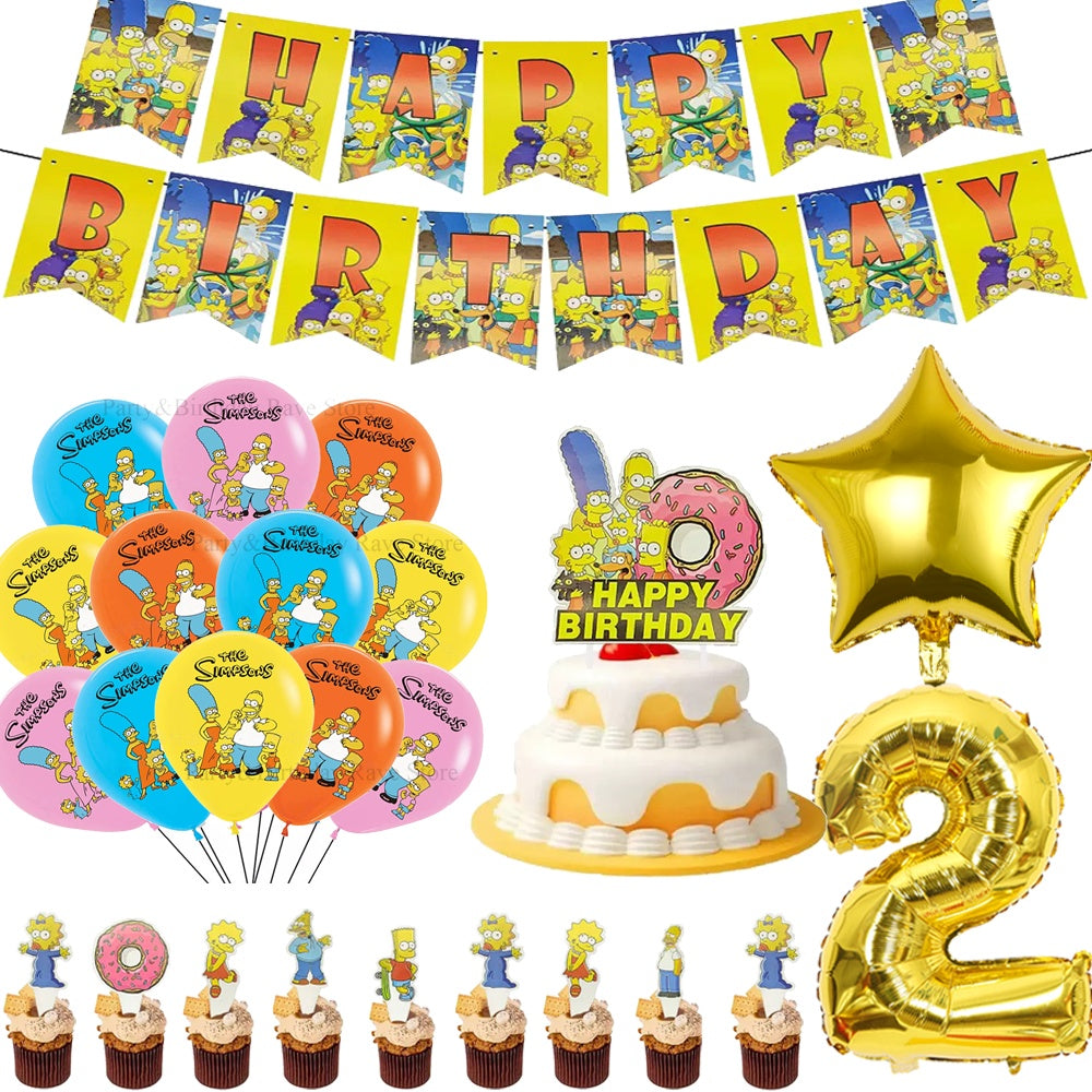 Kit Anniversaire Simpsons par Âge