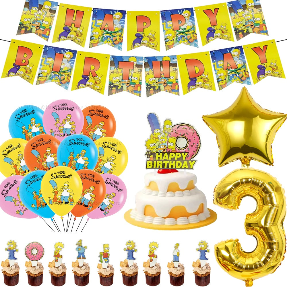 Kit Anniversaire Simpsons par Âge