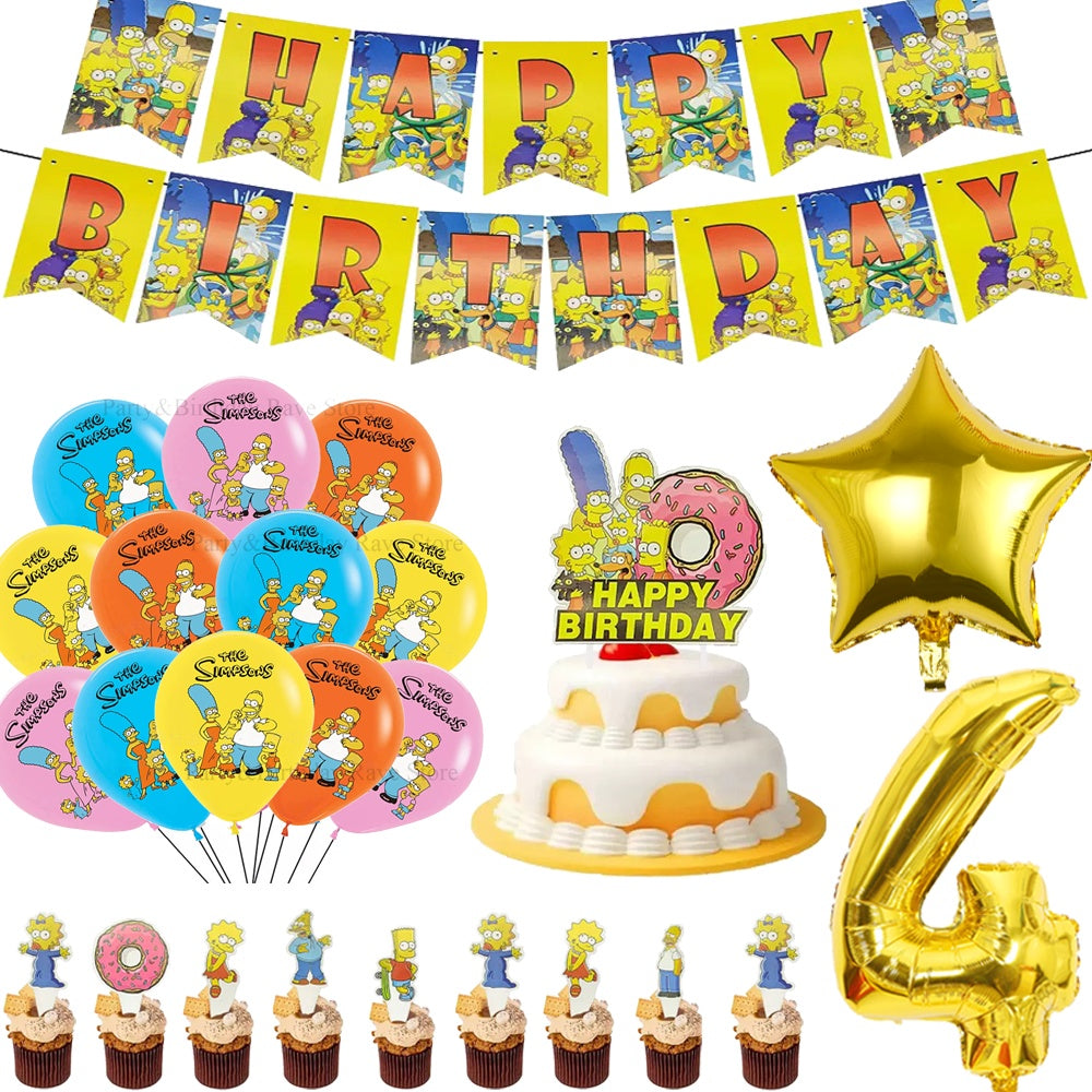Kit Anniversaire Simpsons par Âge