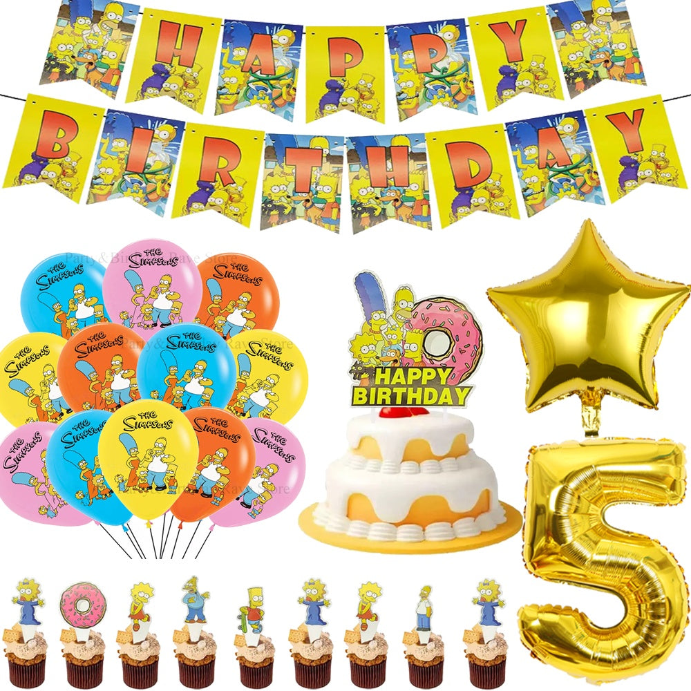 Kit Anniversaire Simpsons par Âge
