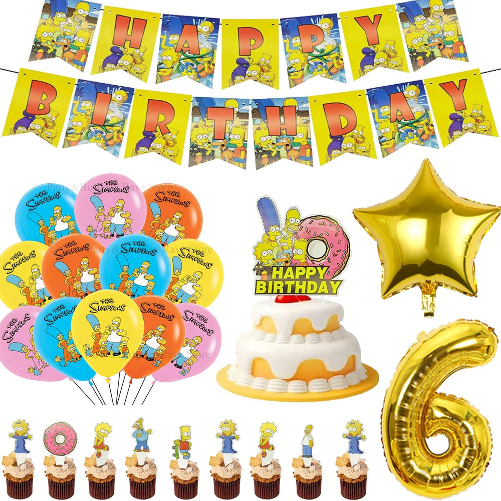 Kit Anniversaire Simpsons par Âge