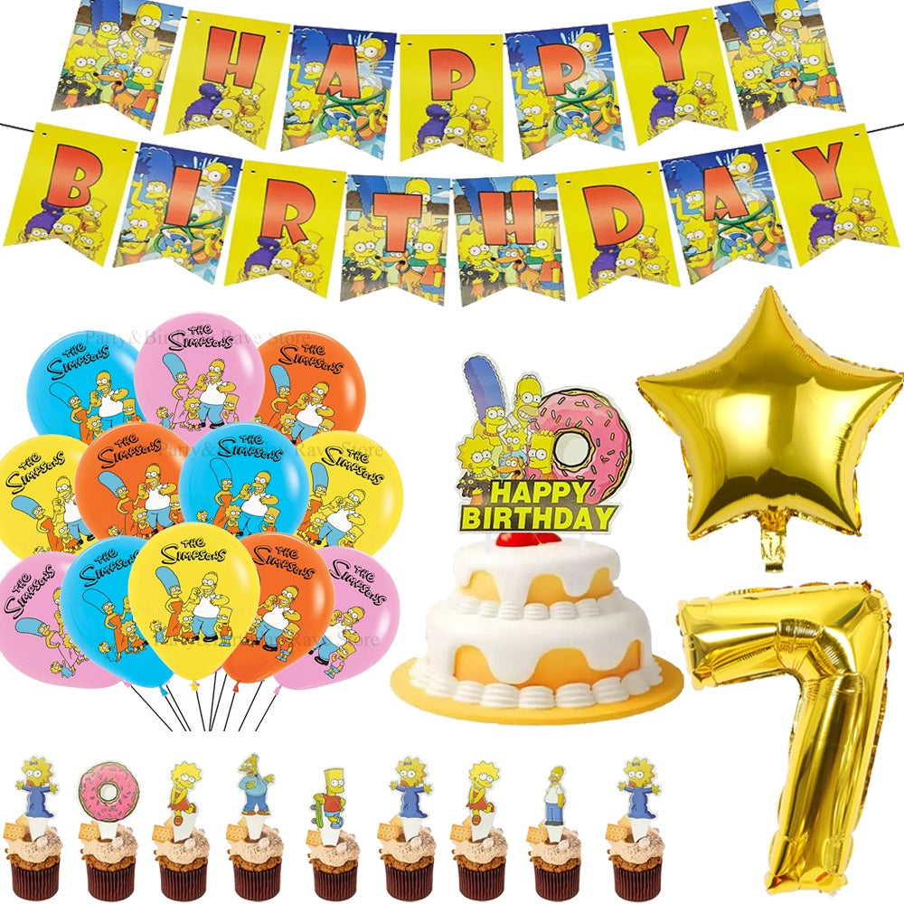 Kit Anniversaire Simpsons par Âge