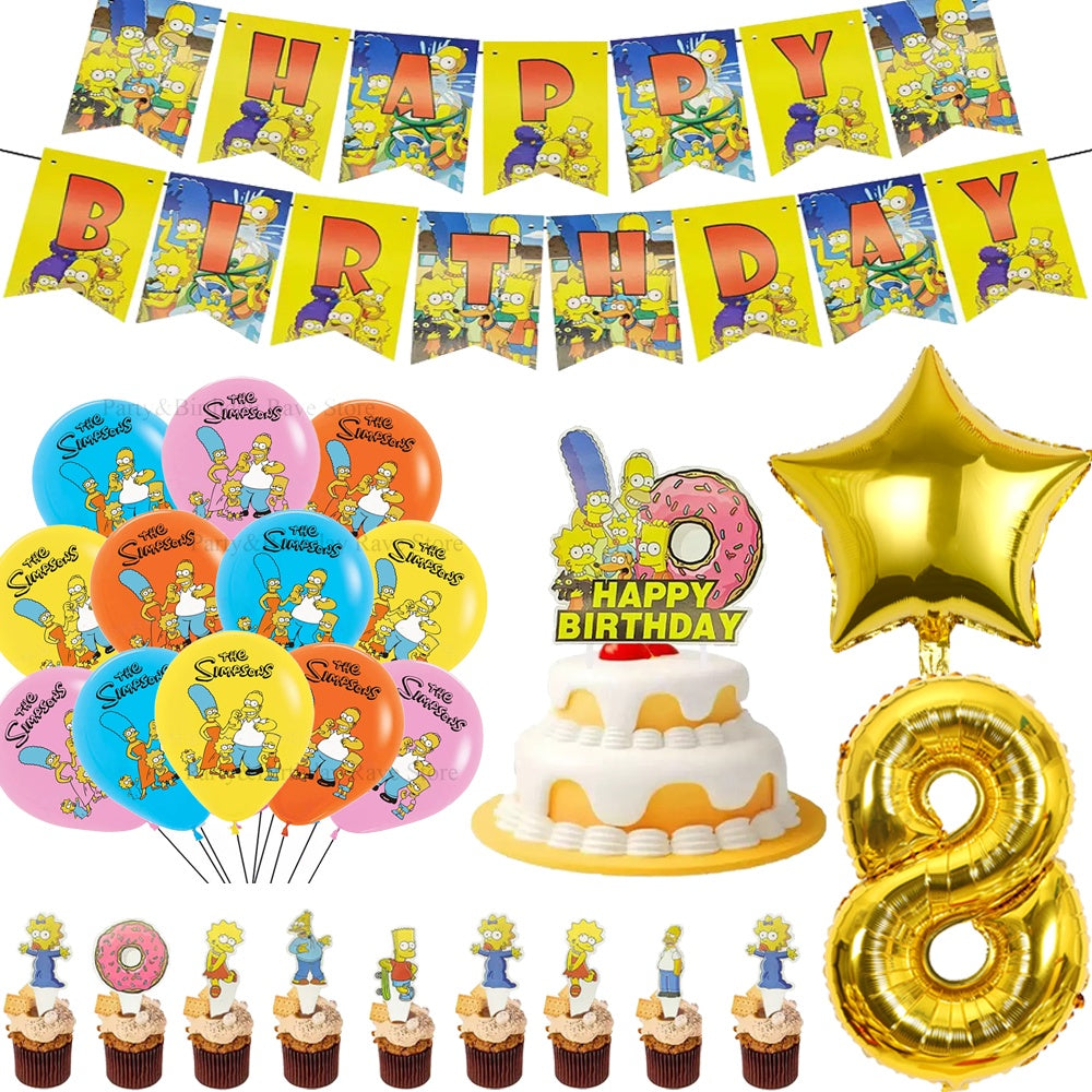 Kit Anniversaire Simpsons par Âge
