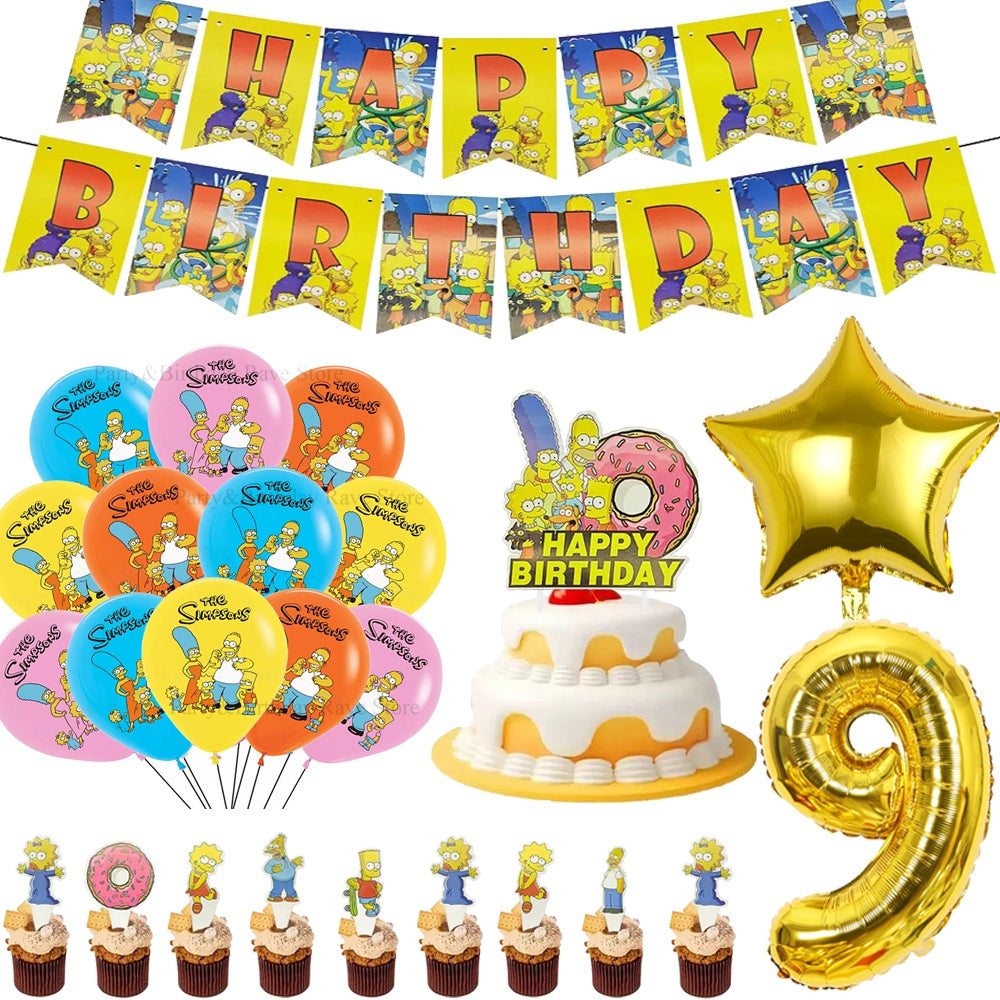 Kit Anniversaire Simpsons par Âge