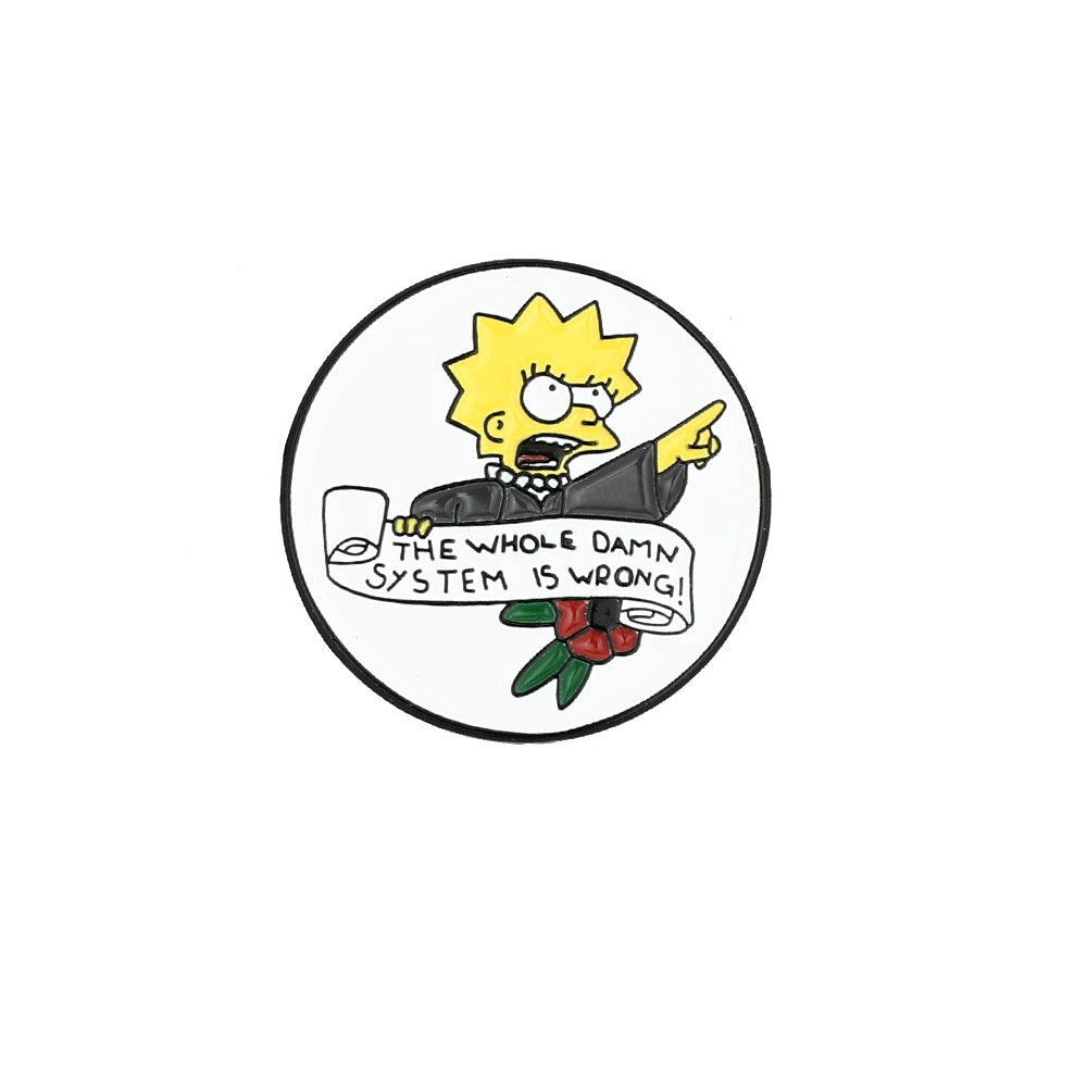 Pin's Simpsons - Badge Lisa