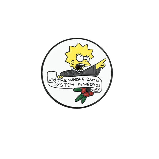 Pin's Simpsons - Badge Lisa
