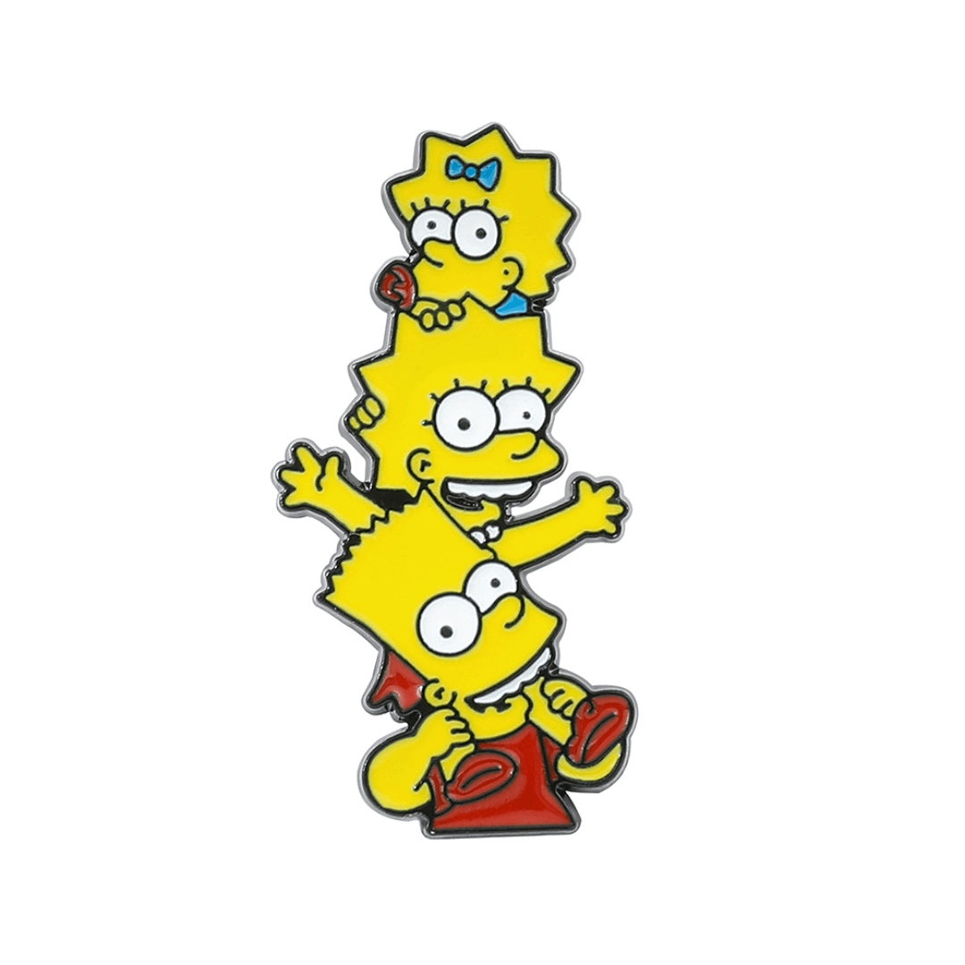 Pin's Simpsons - Bart, Lisa et Maggie