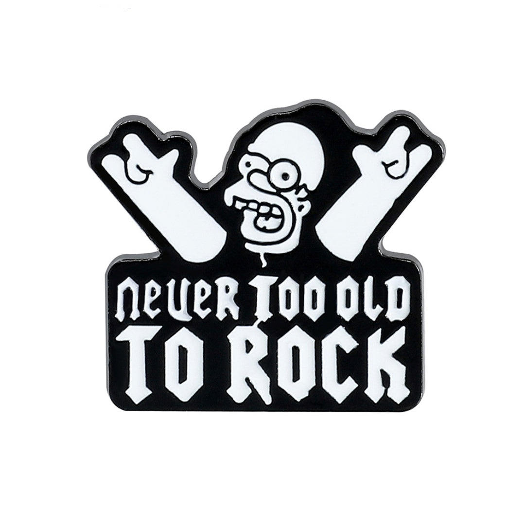 Pin's Simpsons - Never Too Old to Rock