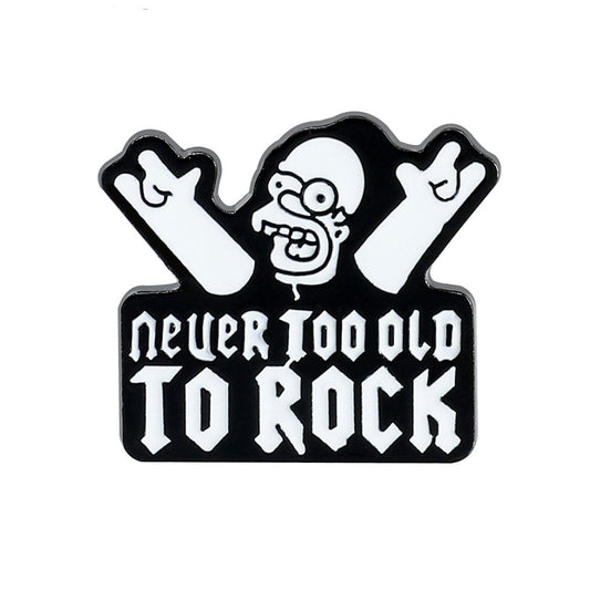 Pin's Simpsons - Never Too Old to Rock
