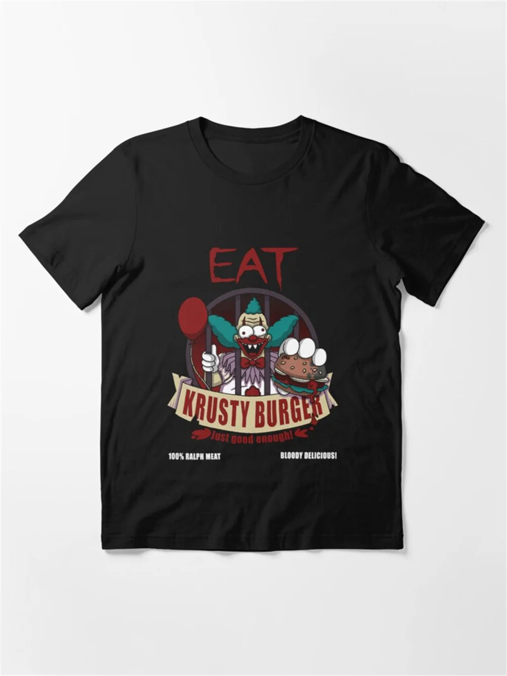 T-Shirt Simpsons - Eat Krusty Burger