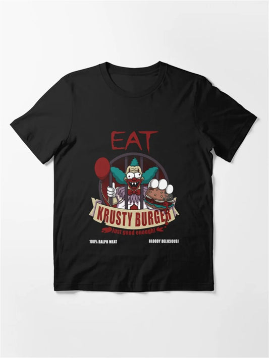 T-Shirt Simpsons - Eat Krusty Burger