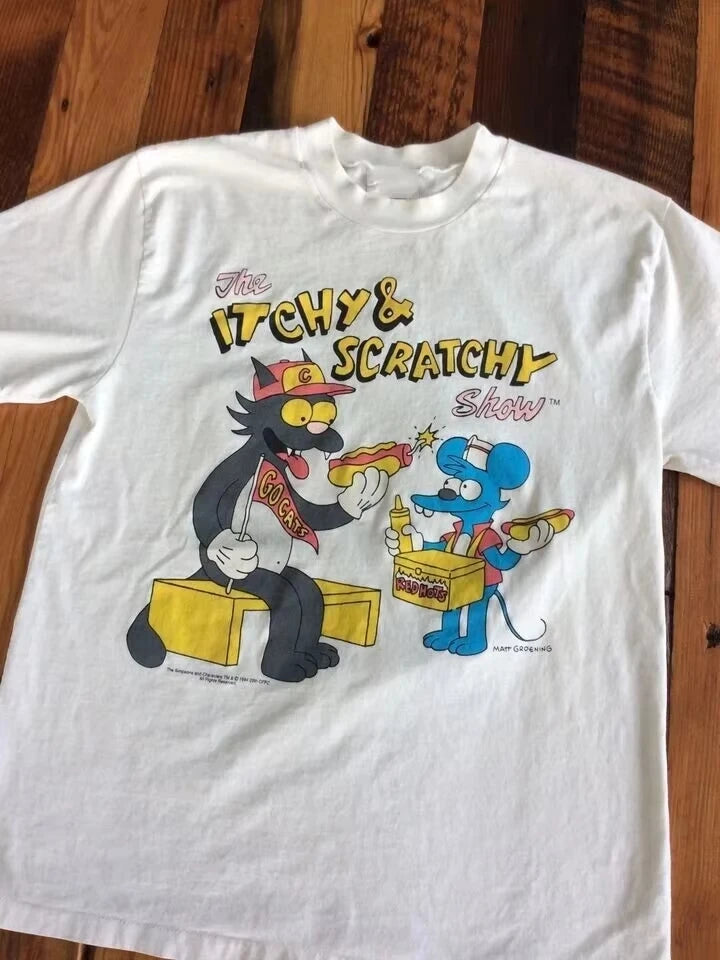 T-Shirt Simpsons - Itchy & Scratchy Père Noël