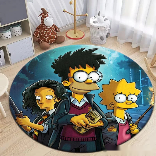 Tapis Rond Simpsons - Sorciers